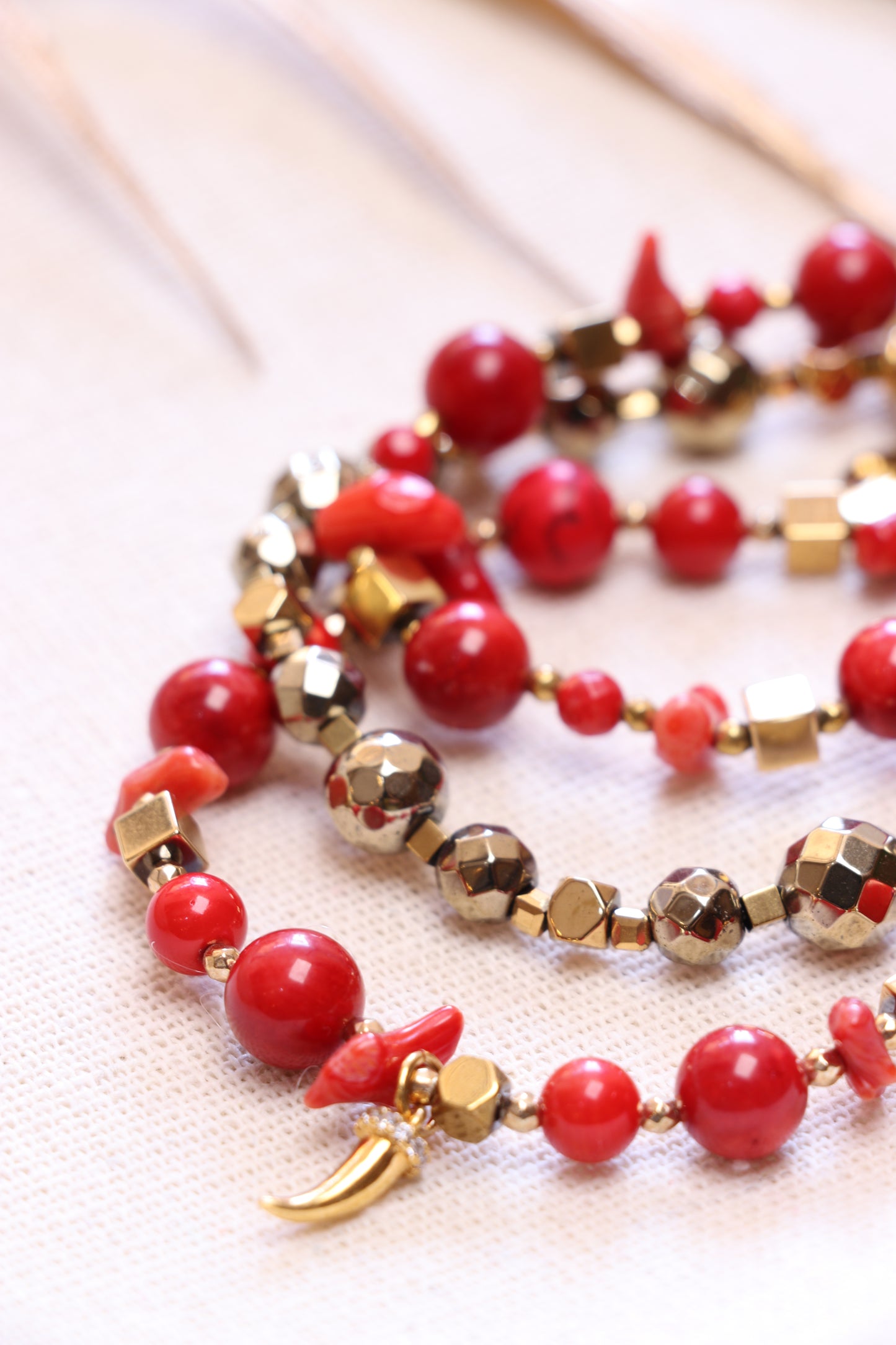 RAKTA Bamboo Coral Bracelet – Joy, Vital Life Force & Body Energy