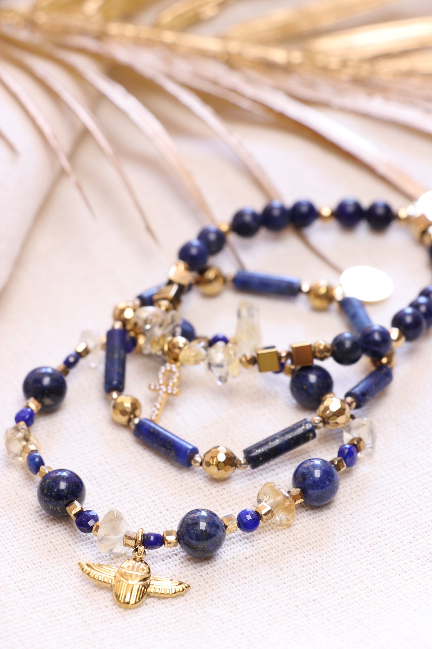 Bracelet Lapis-Lazuli Naturel | Intuition & Expression