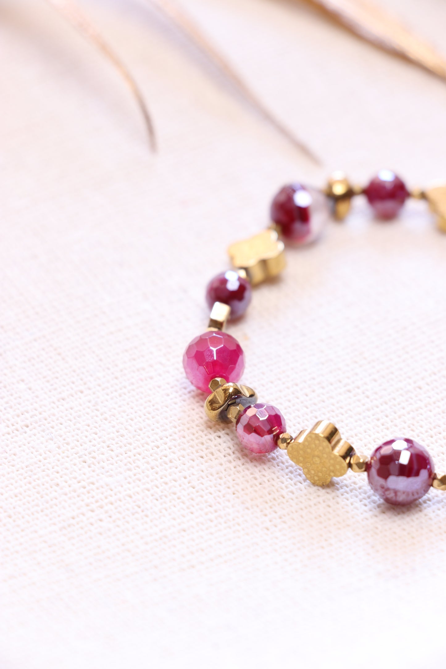 SILENCE - Bracelet en pierres d'agate | APAISEMENT
