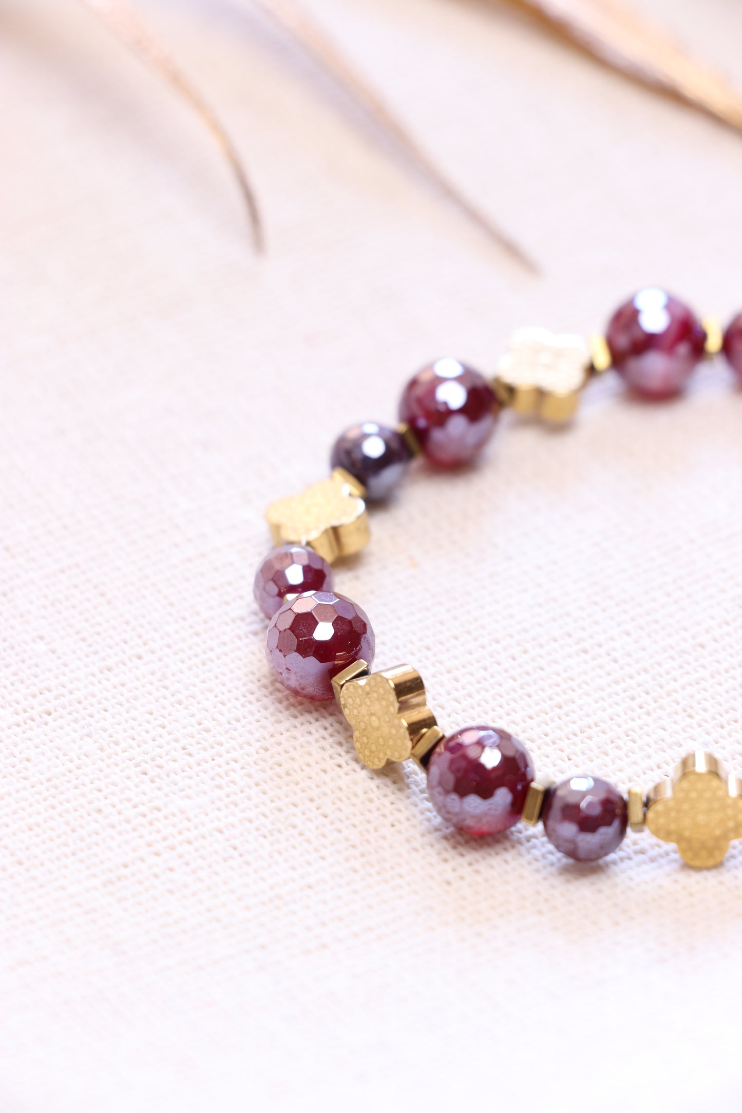 SILENCE - Bracelet en pierres d'agate | APAISEMENT