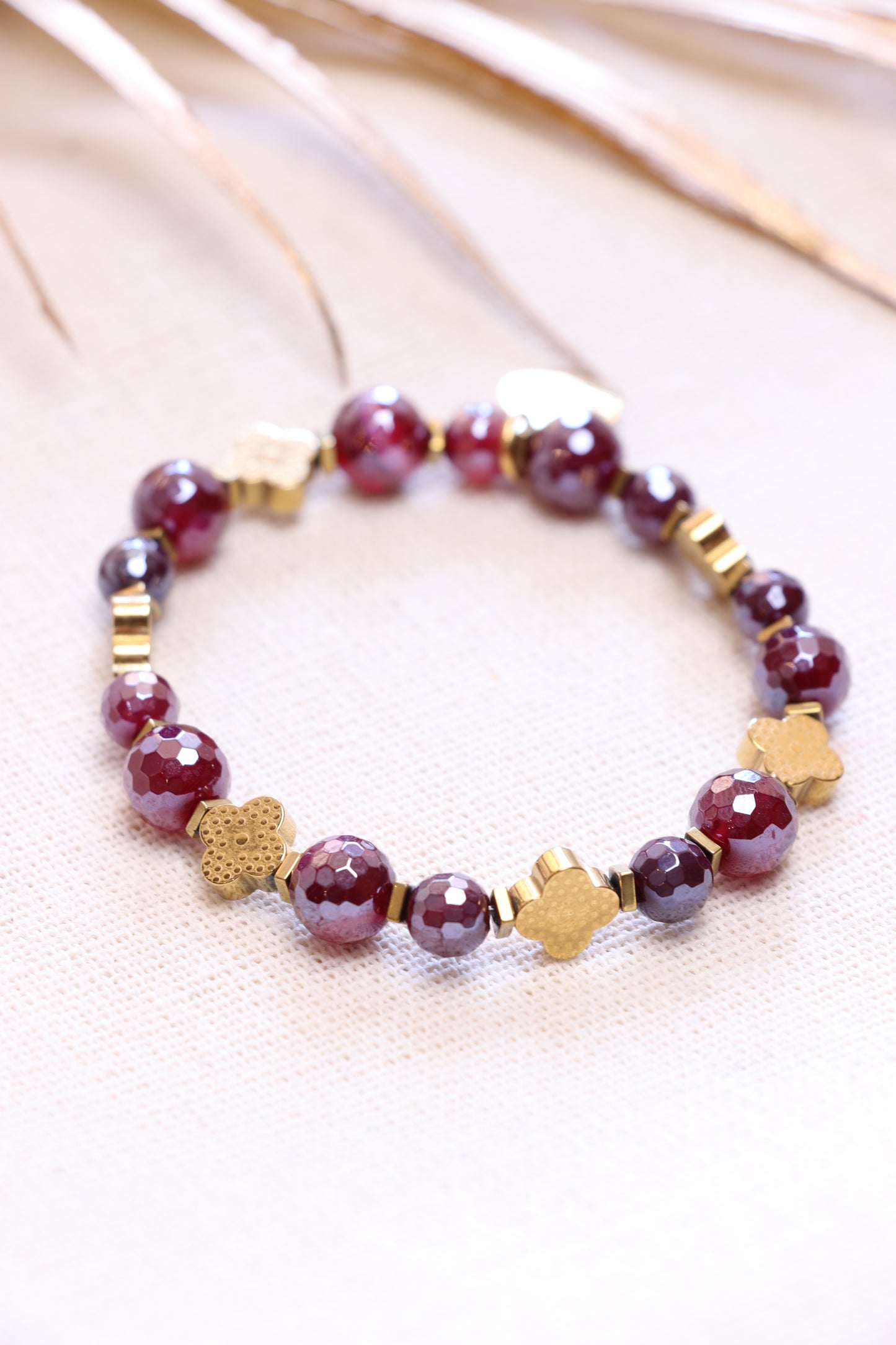 SILENCE - Bracelet en pierres d'agate | APAISEMENT