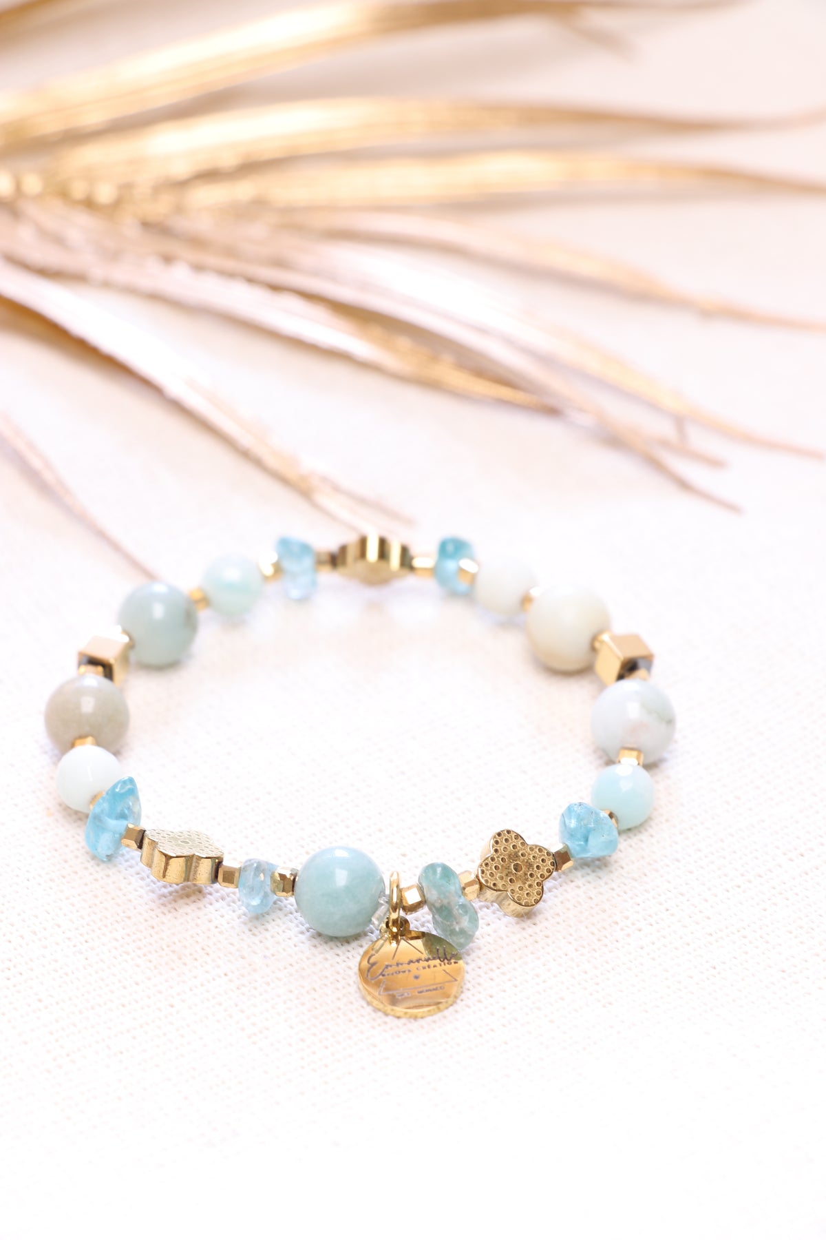 Bracelet en Amazonite — Emmanuelle Bijoux